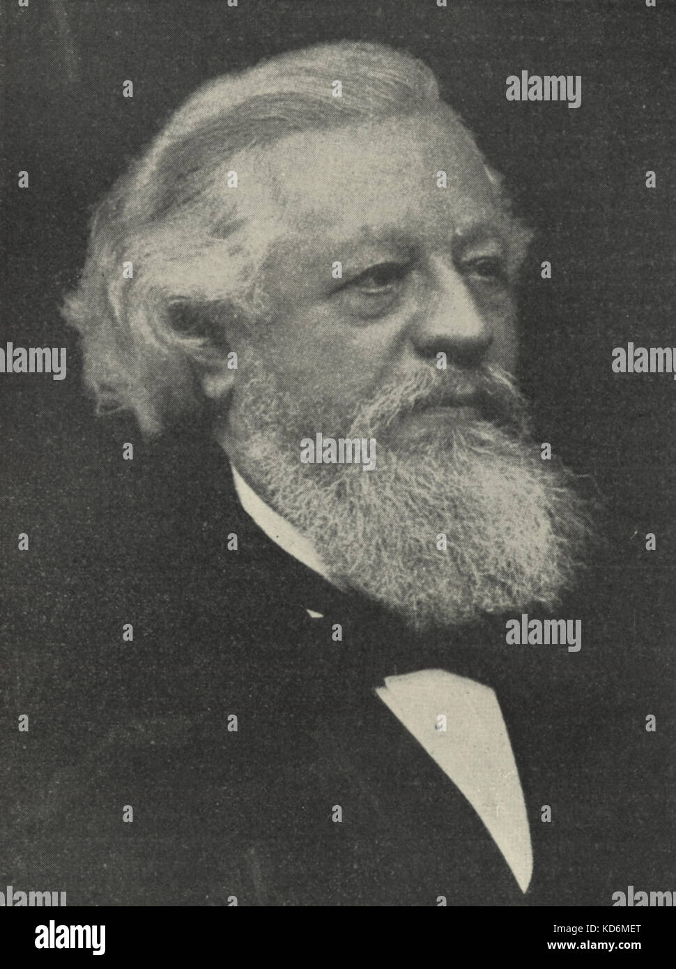 Alexandre Guilmant - Portrait. Der französische Organist und Komponist. 1837-1911 Stockfoto