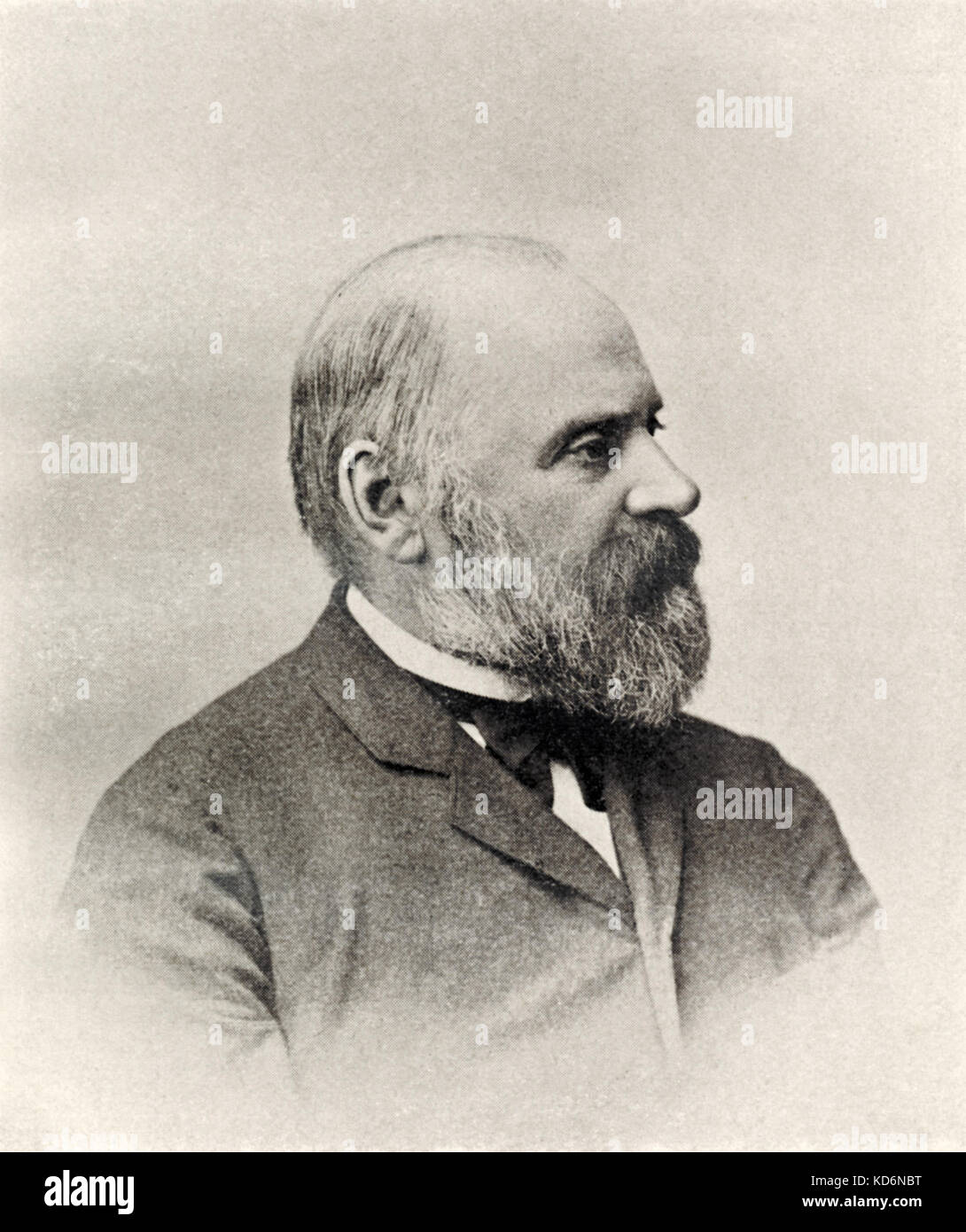 Mily Balakirew Alexeievi, Portrait. Russischen Komponisten 2. Januar 1837 bis 29. Mai 1910 Stockfoto