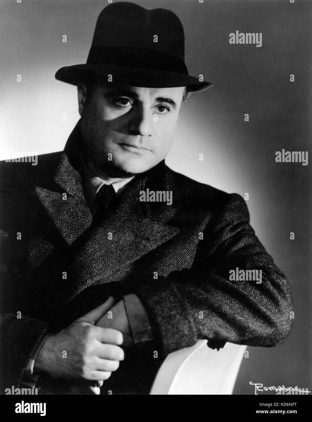 GIGLI, benjamino. Italienische Tenor zu tragen hat. 20 März 1890 - 30. November 1957 Stockfoto