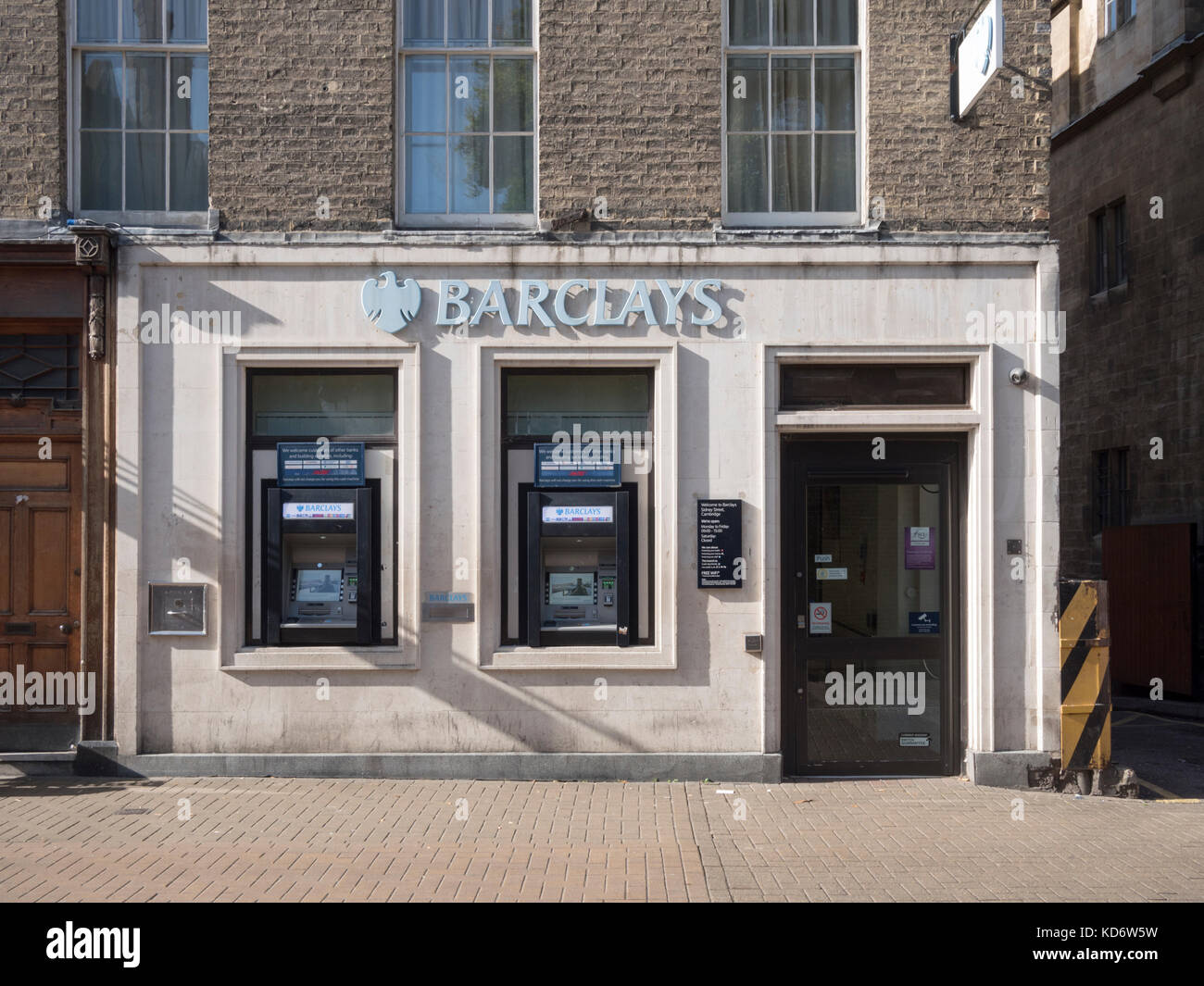 Die Barclays Bank in Sydney Street Cambridge Großbritannien Stockfoto