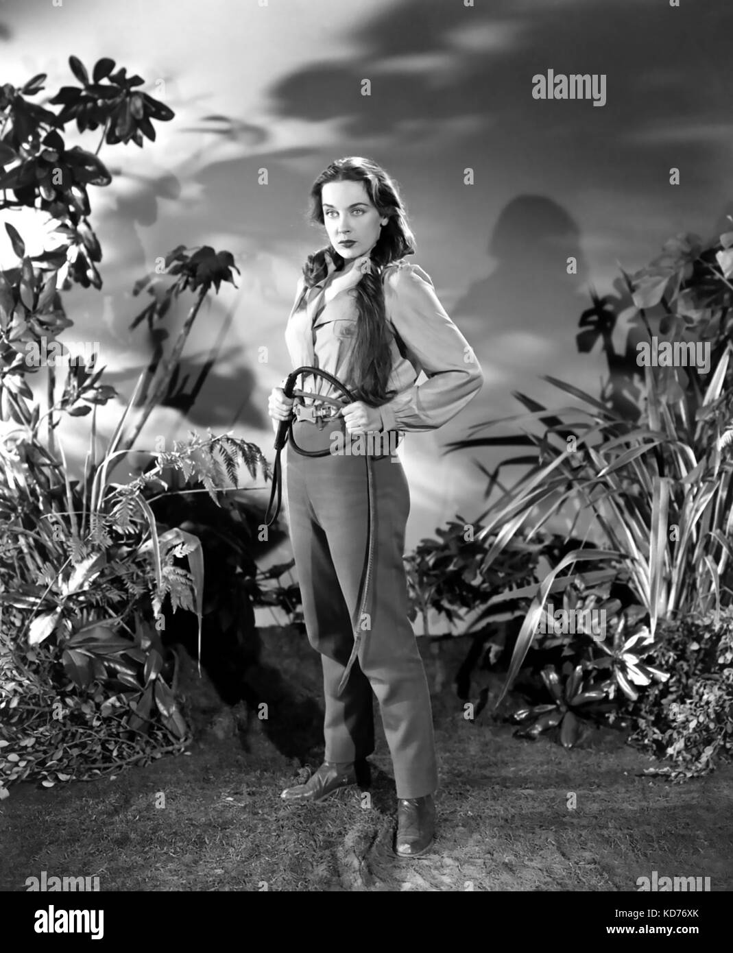 Tarzan UND THE HUNTRESS 1947 RKO Radio Pictures Film mit Brenda Joyce Stockfoto