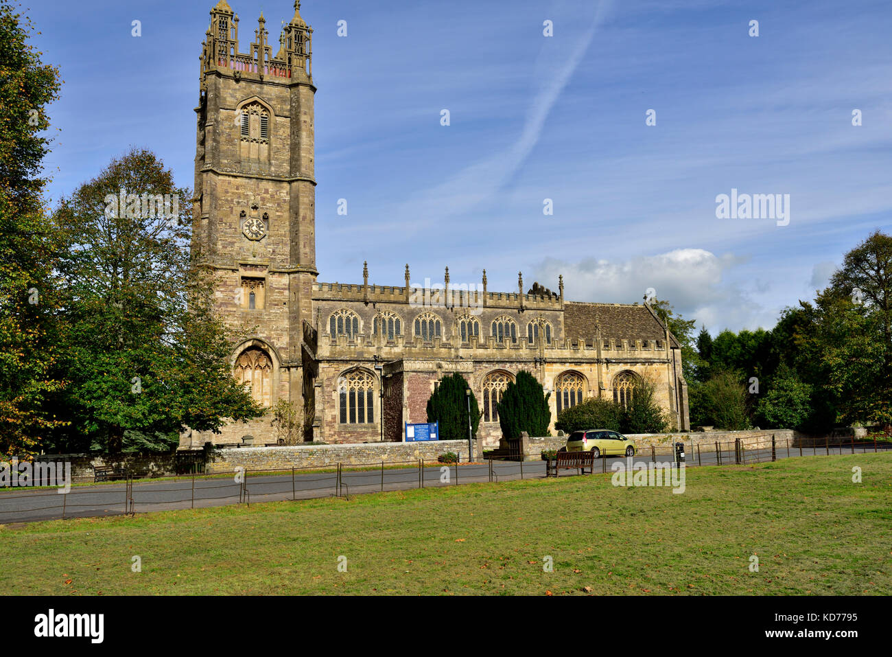 St. Maria Kirche von England Kirche, Thornbury, South Gloucestershire, VEREINIGTES KÖNIGREICH Stockfoto