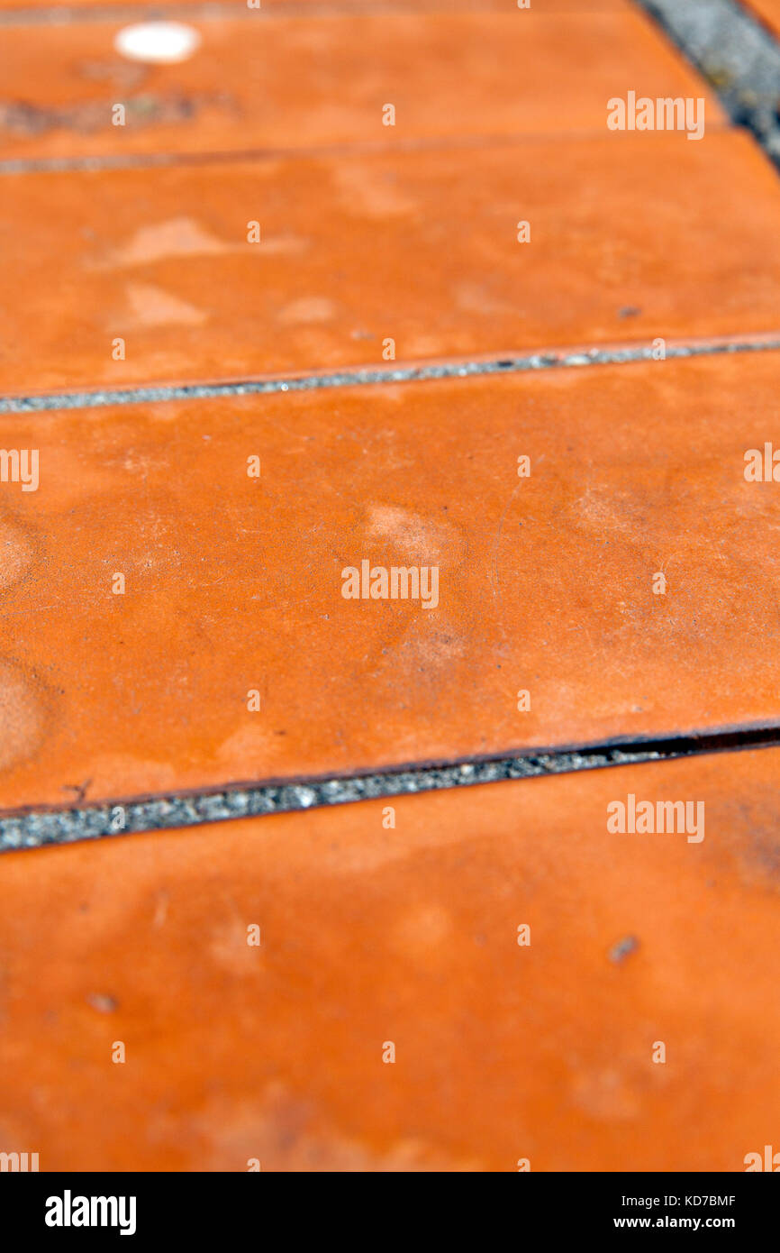 Alte Schritte, close-up Stockfoto