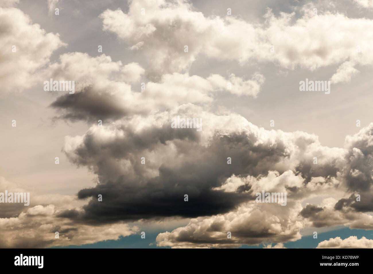 Wolken in den Farben Stockfoto