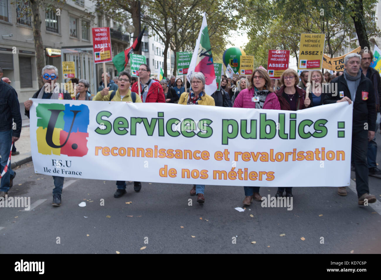 Stilvolle Streik Paris Morgen Bilder