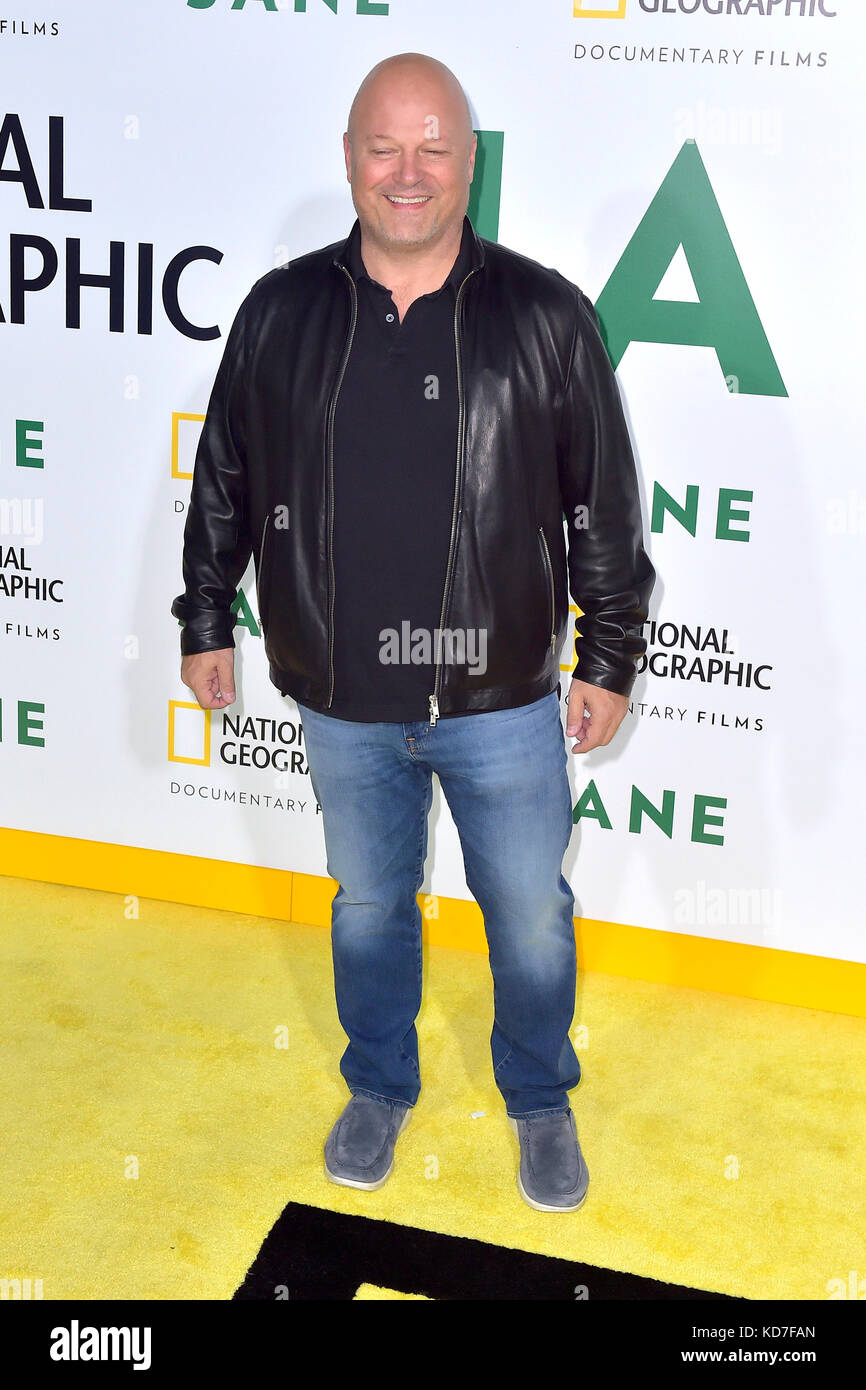 Michael Chiklis besucht die Premiere von Jane National Geographic Dokumentarfilme'' in der Hollywood Bowl, die am 9. Oktober 2017 in Hollywood, Kalifornien. Stockfoto