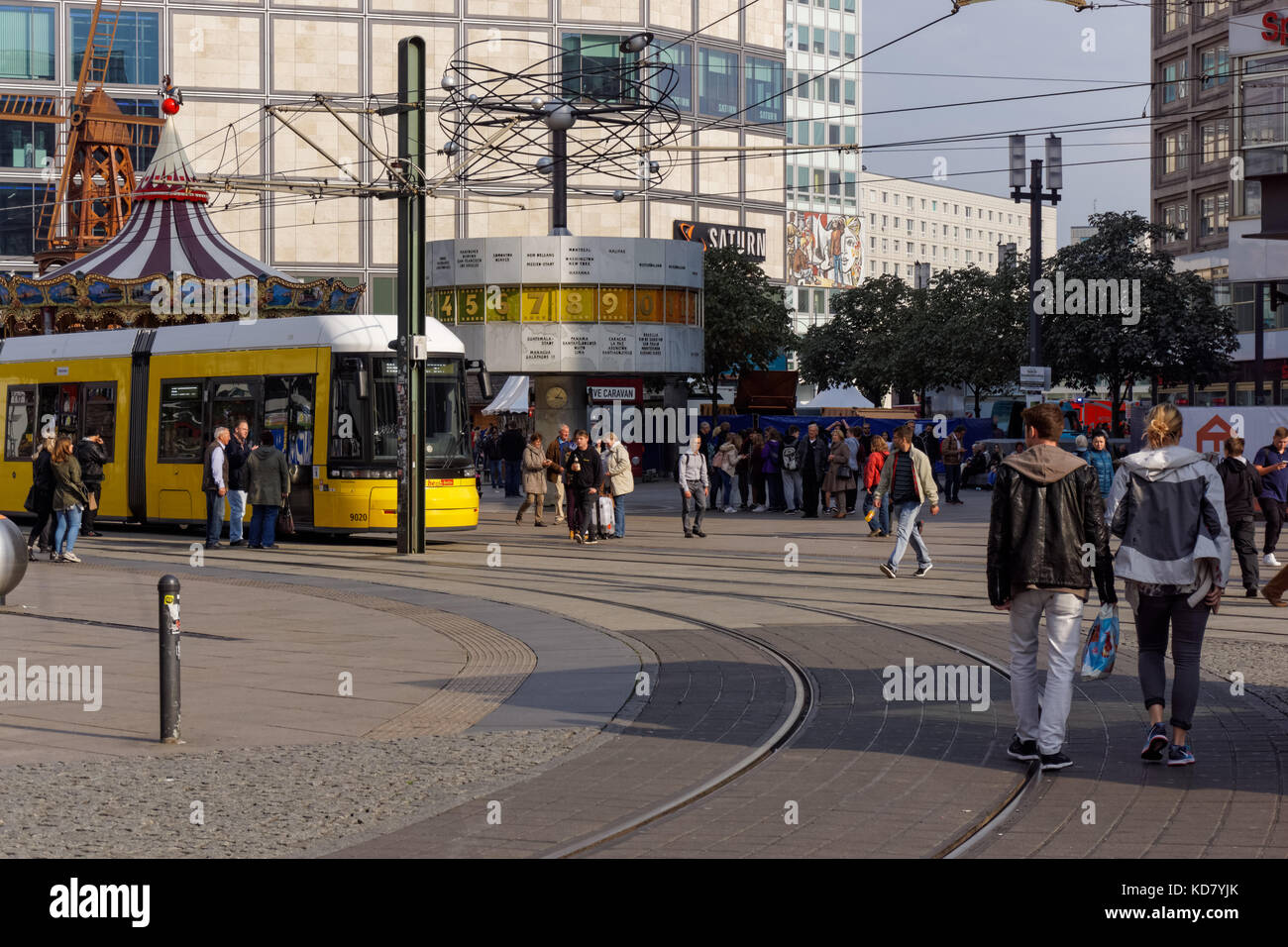Alexanderplatz in Berlin, Deutschland Stockfoto