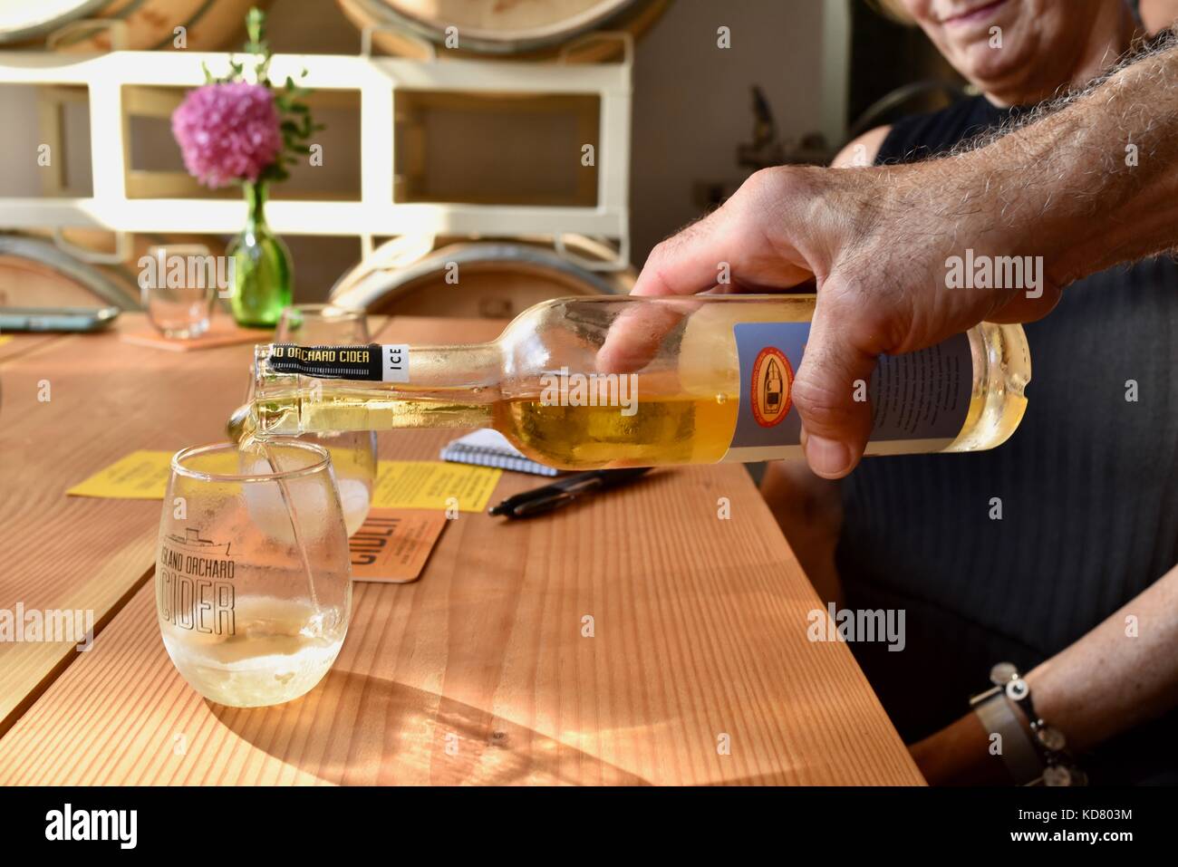 Weinprobe Auf Der Insel Orchard Apfelwein Verkostung Zimmer