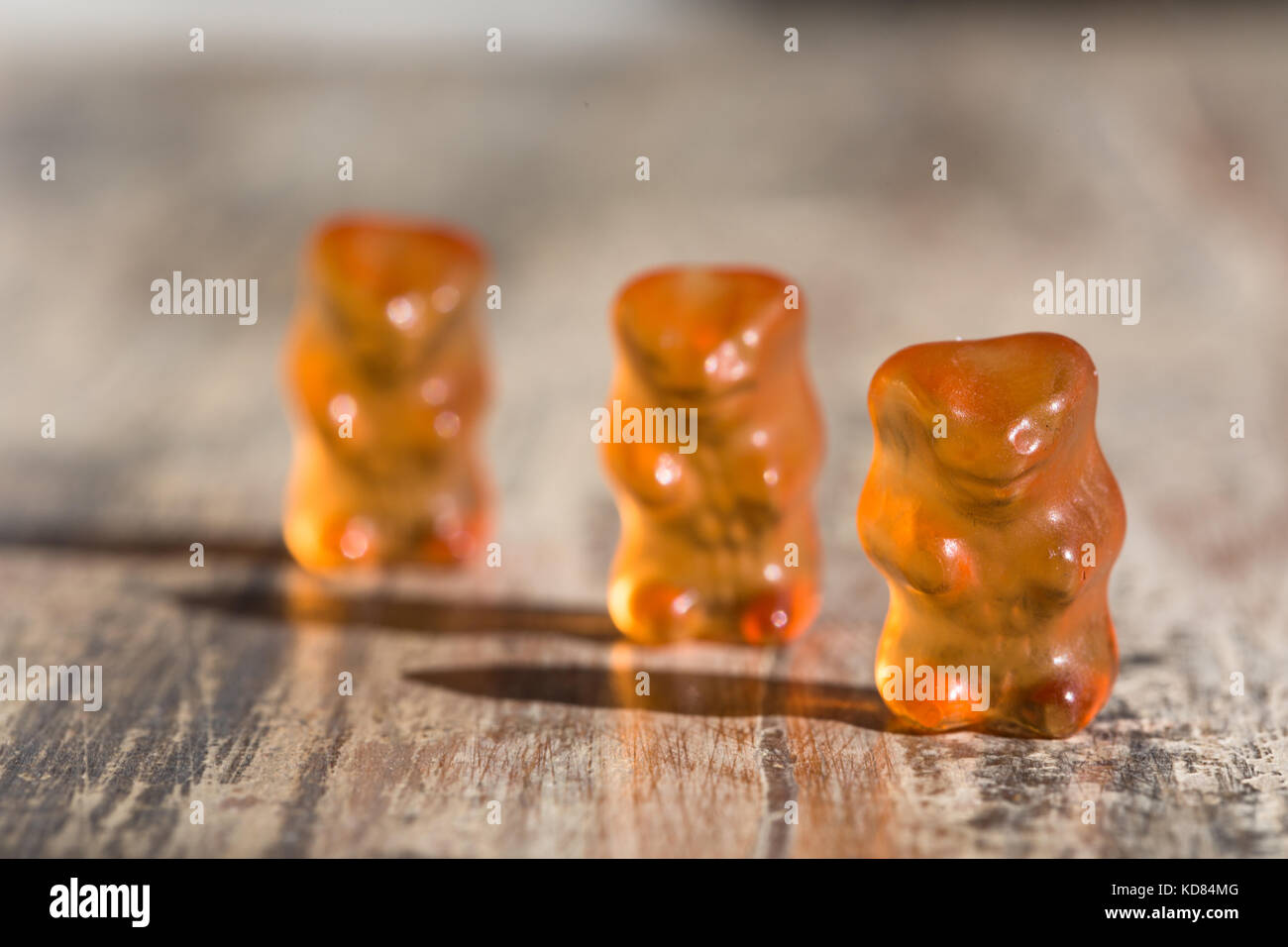Nahaufnahme der Gummibärchen Stockfoto
