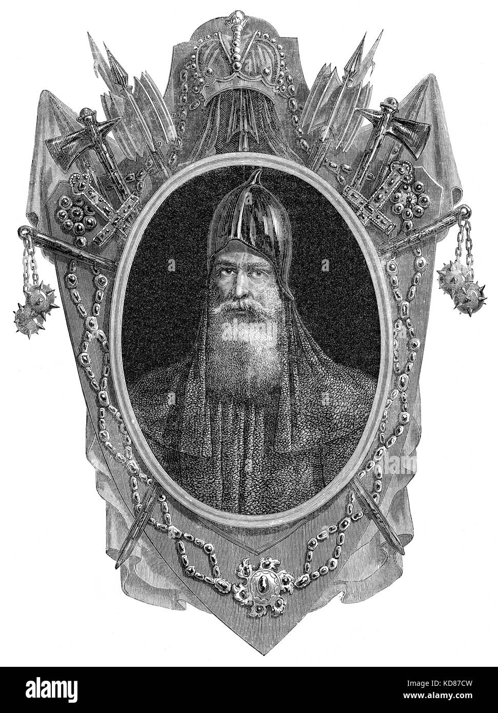 Igor Ich, ein Varangian Herrscher der Kiewer Rus' von 912 bis 945 Stockfoto