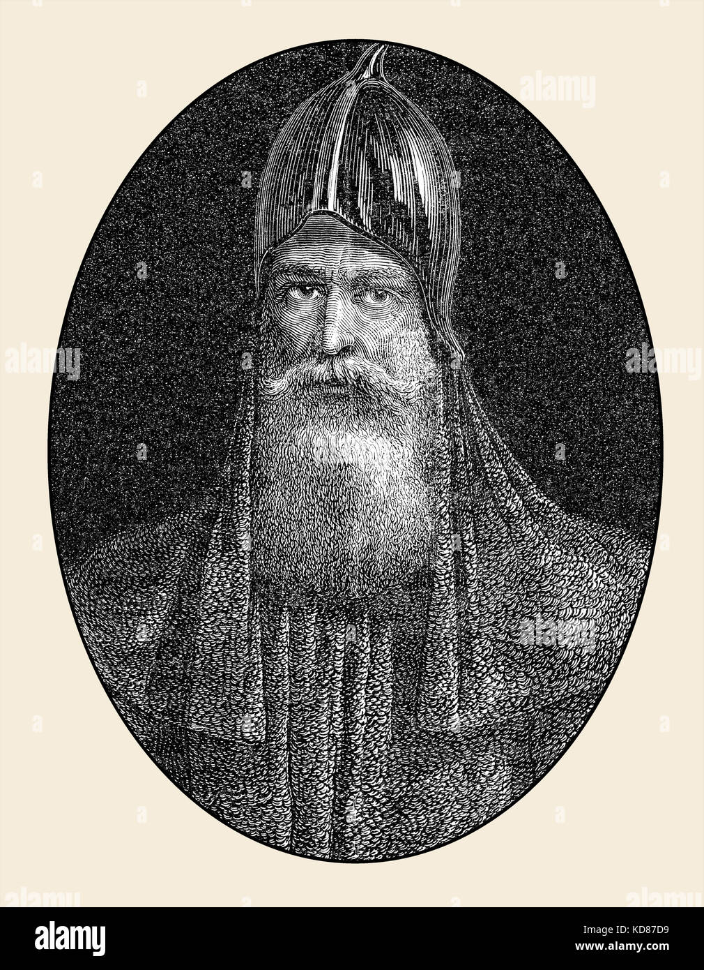 Igor Ich, ein Varangian Herrscher der Kiewer Rus' von 912 bis 945 Stockfoto