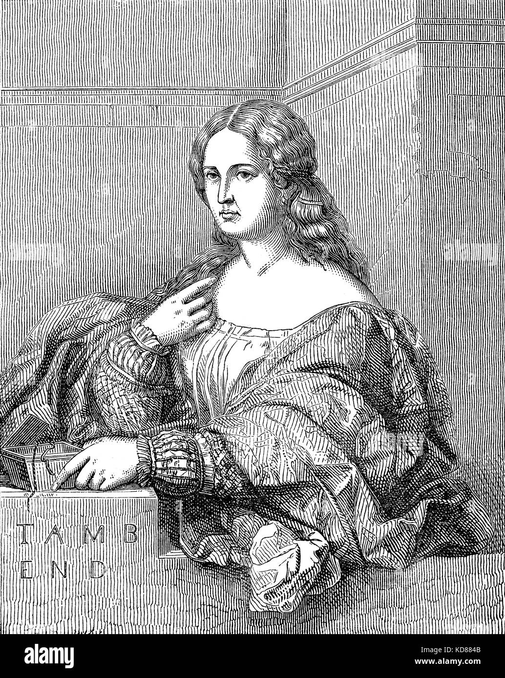 Matilda von Toskana, 1046-1115, Anhänger von Papst Gregor VII. während des Investiturstreites Stockfoto