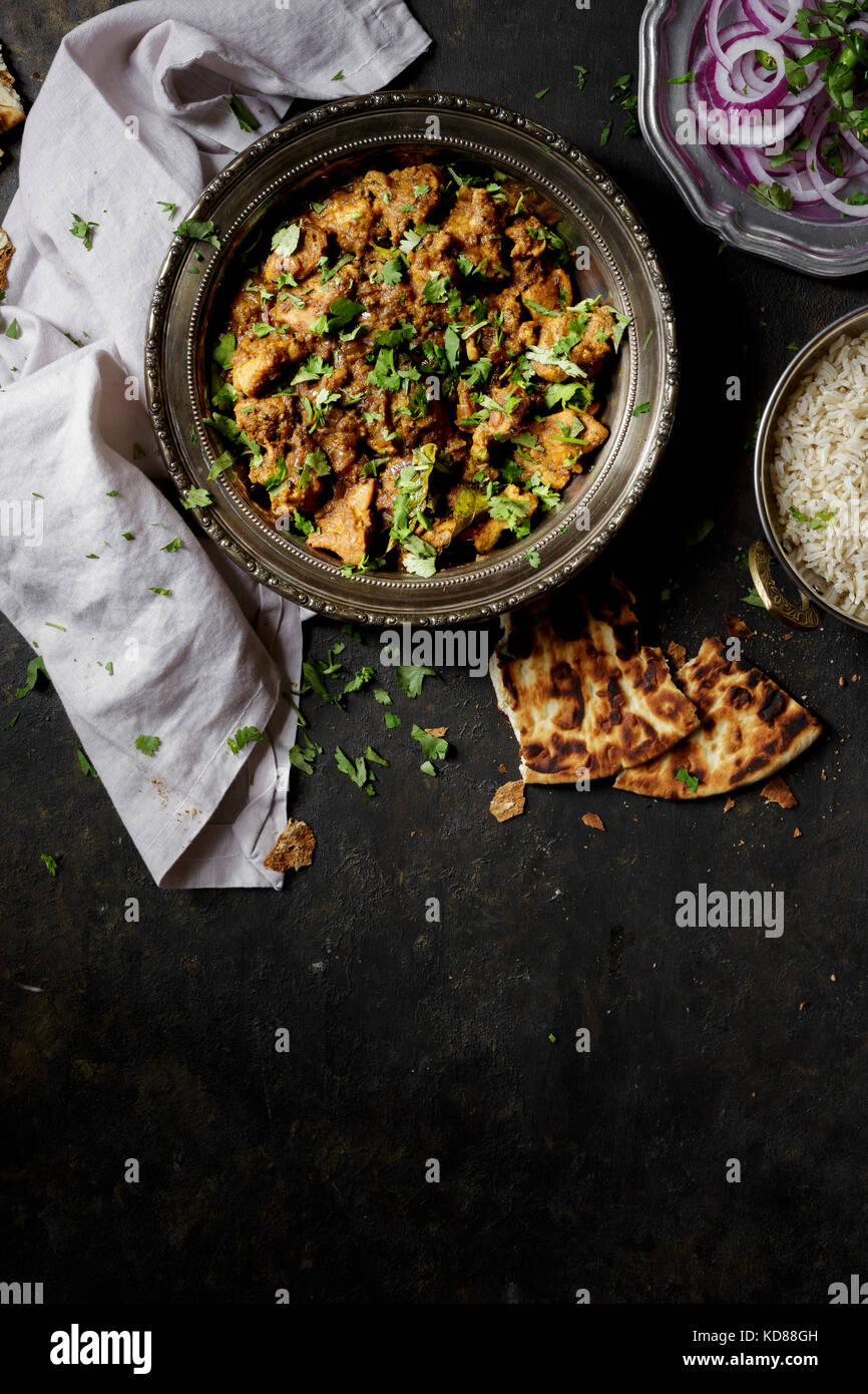 Hühnchen-Curry Stockfoto