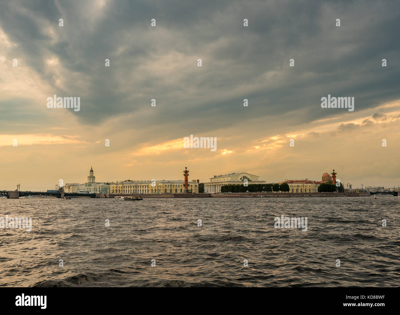 Waterfront und Kanäle in St. Petersburg, Russland Stockfoto