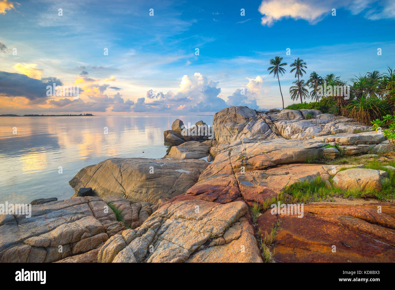 Strand, Bintan, Tanjung Pinang, Riau Inseln, Indonesien Stockfoto