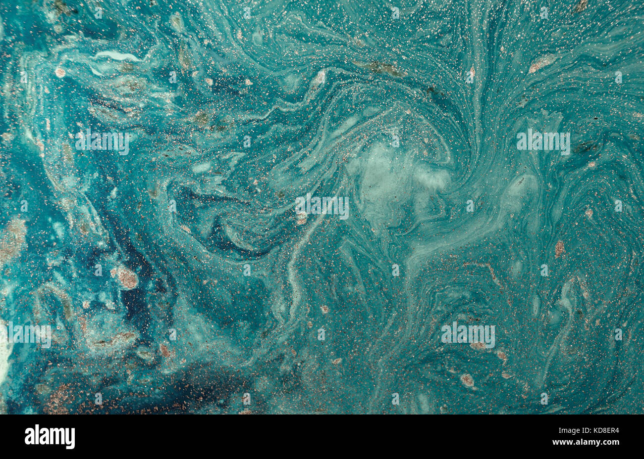 Zusammenfassung Hintergrund Marmor mit goldenen Pulver. Natur Marmorierung Textur. Stockfoto