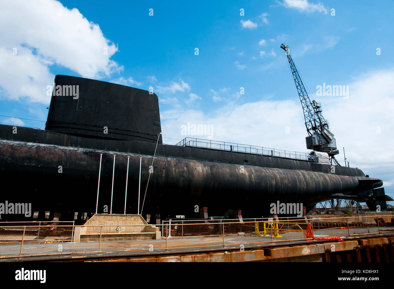 U-Boot aus der Zeit des Kalten Krieges Stockfoto