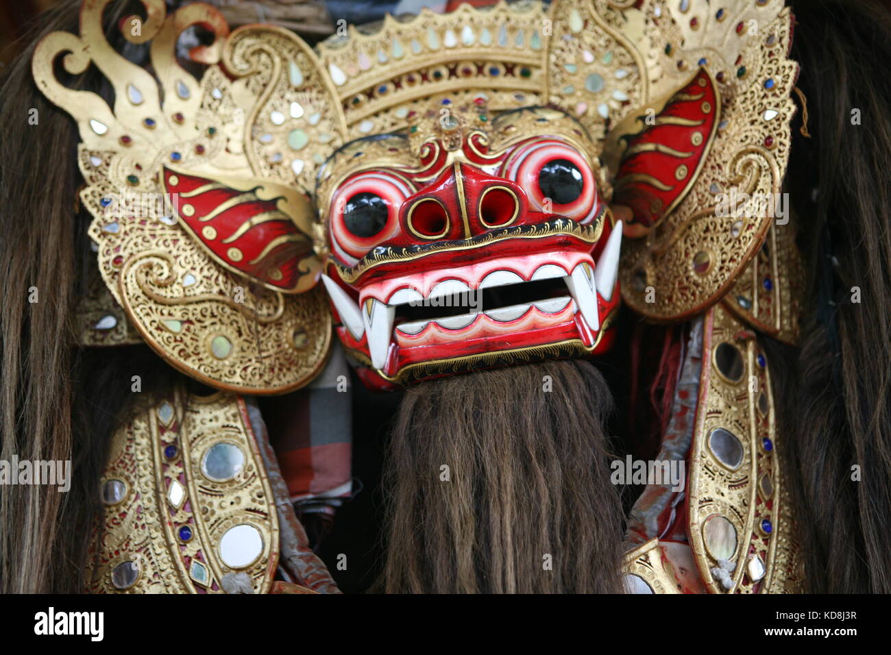 Balinesische Barong Tanzaufführung Stockfoto