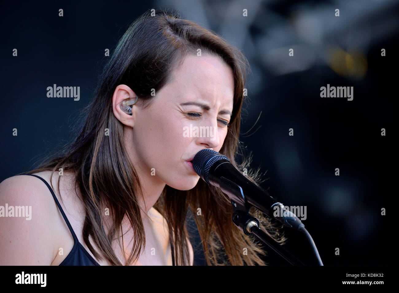 BARCELONA - 31. Mai: Gordi (Songwriter) führt im Konzert an Primavera Sound Festival 2017 am 31. Mai 2017 in Barcelona, Spanien. Stockfoto