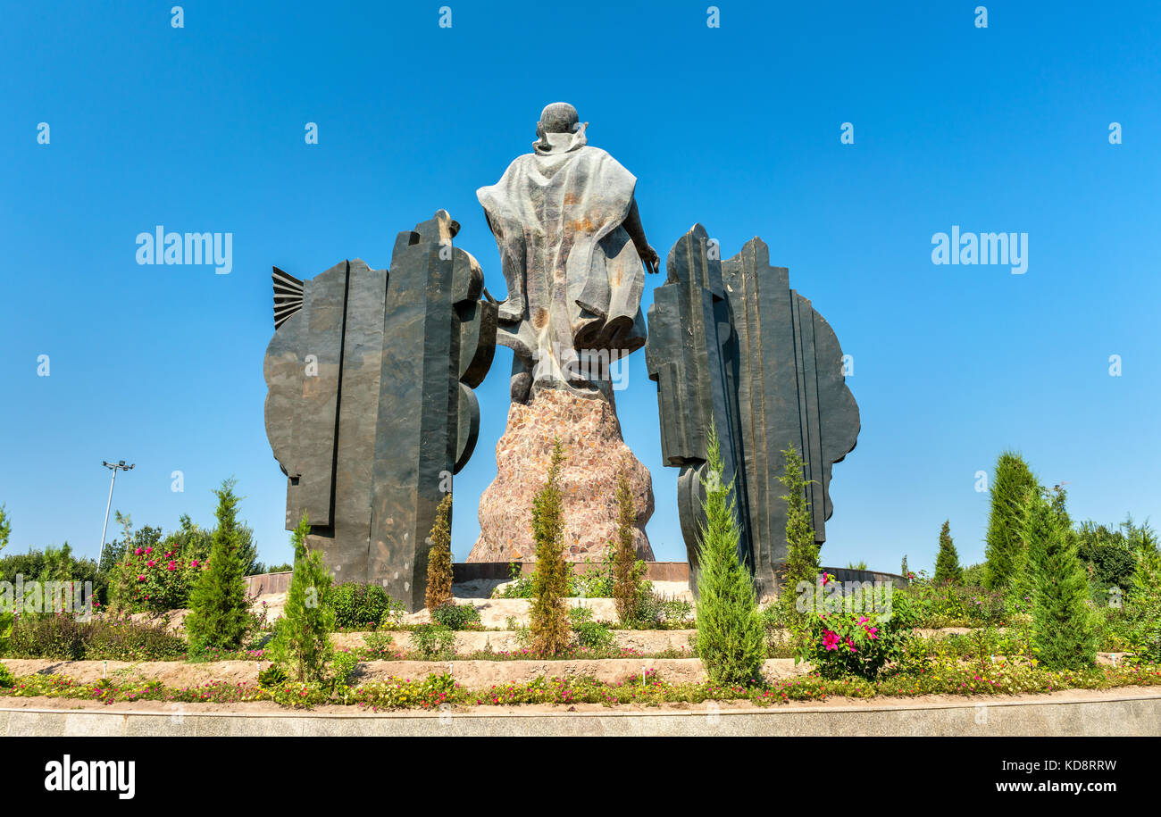 Denkmal von Dschalal ad-Din mingburnu in Buchara, Usbekistan Stockfoto