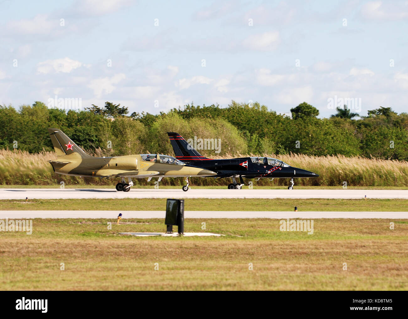 Zwei Kampfjets Stockfoto