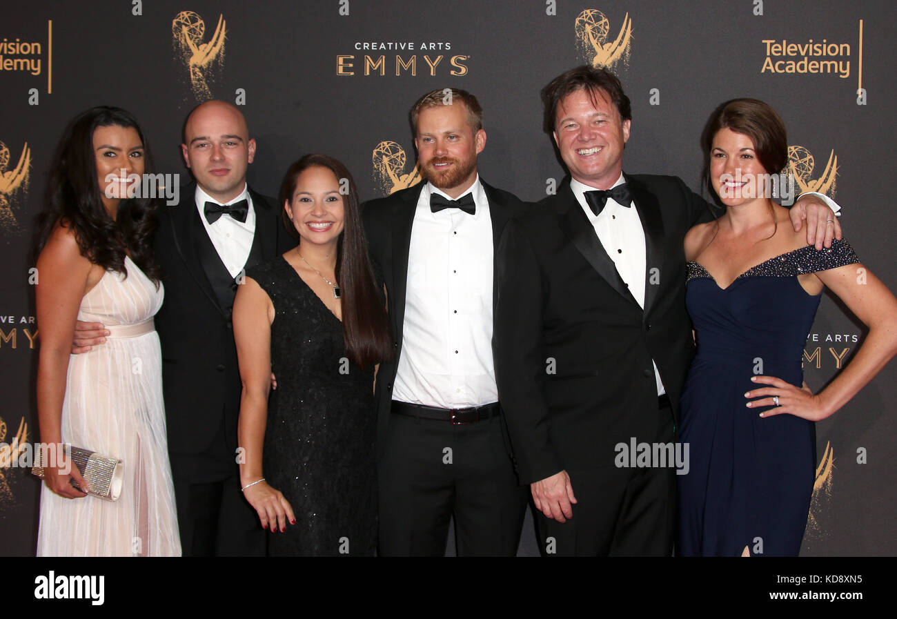 2017 Creative Arts Emmy Awards - Tag 1 mit: Mickey Meyer, Tara Meyer, Nicholas Veneroso, Allie Estrada Daniel Kellison und Dyan Kelliso Wo: Los Angeles, Kalifornien, USA Wann: 10 Sep 2017 Credit: FayesVision/WENN.com Stockfoto