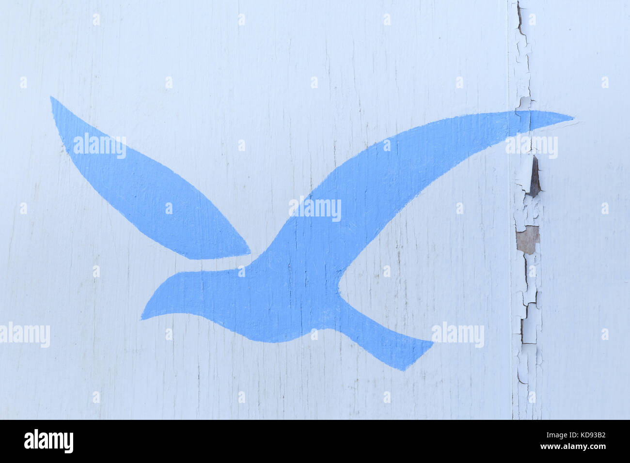 Frankreich, Calvados (50), Cotentin, Cherbourg, cabine de bain de la Plage de La Potinière, détail // Frankreich, Manche, Cotentin, Barneville Cartere Stockfoto
