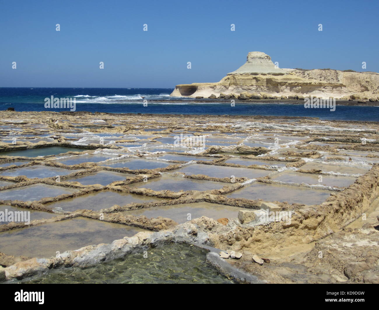 Salze Wohnungen in Malta. Stockfoto