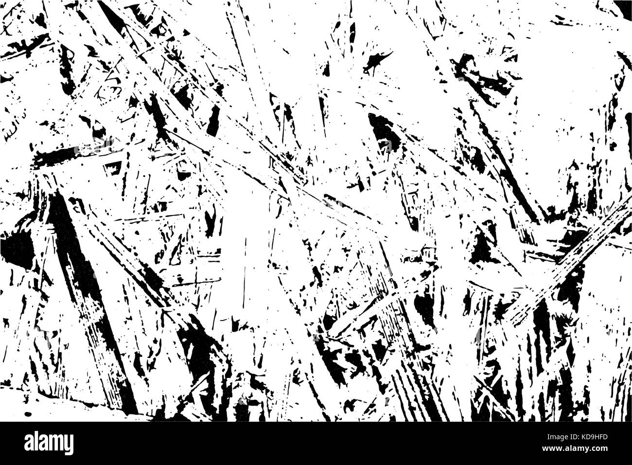 Monochrome abstract Vector grunge Textur. Weiß und Schwarz Abbildung. Skizze abstract distressed Effekt zu erzeugen. Overlay not Korn Design. s Stock Vektor