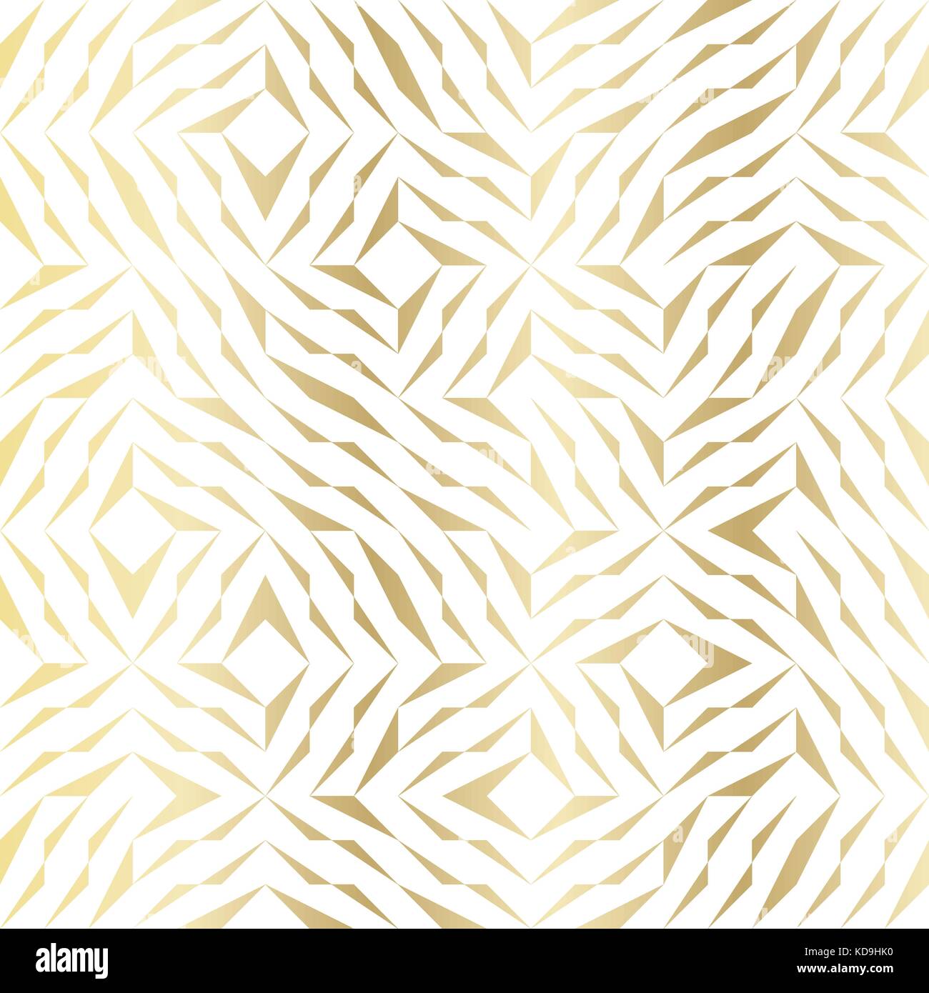 Die nahtlose Vektor geometrische Goldene element Muster. Abstrakt Hintergrund mit Gold weiße Textur. Einfache, minimalistische Grafik drucken. Wiederholen moderne Stock Vektor
