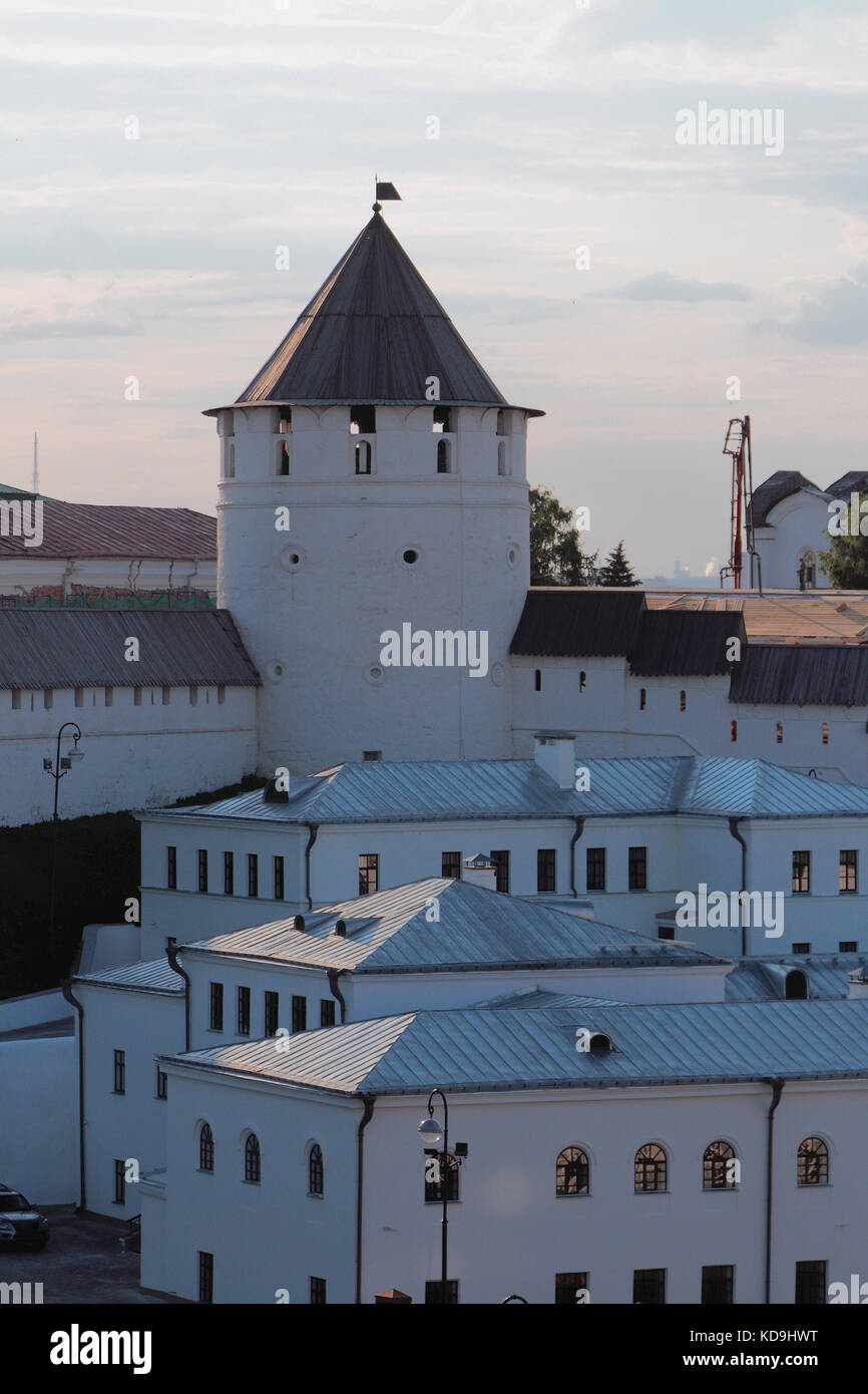 Konsistorsky runde Turm der Kasaner Kreml. tatarstan, Russland Stockfoto