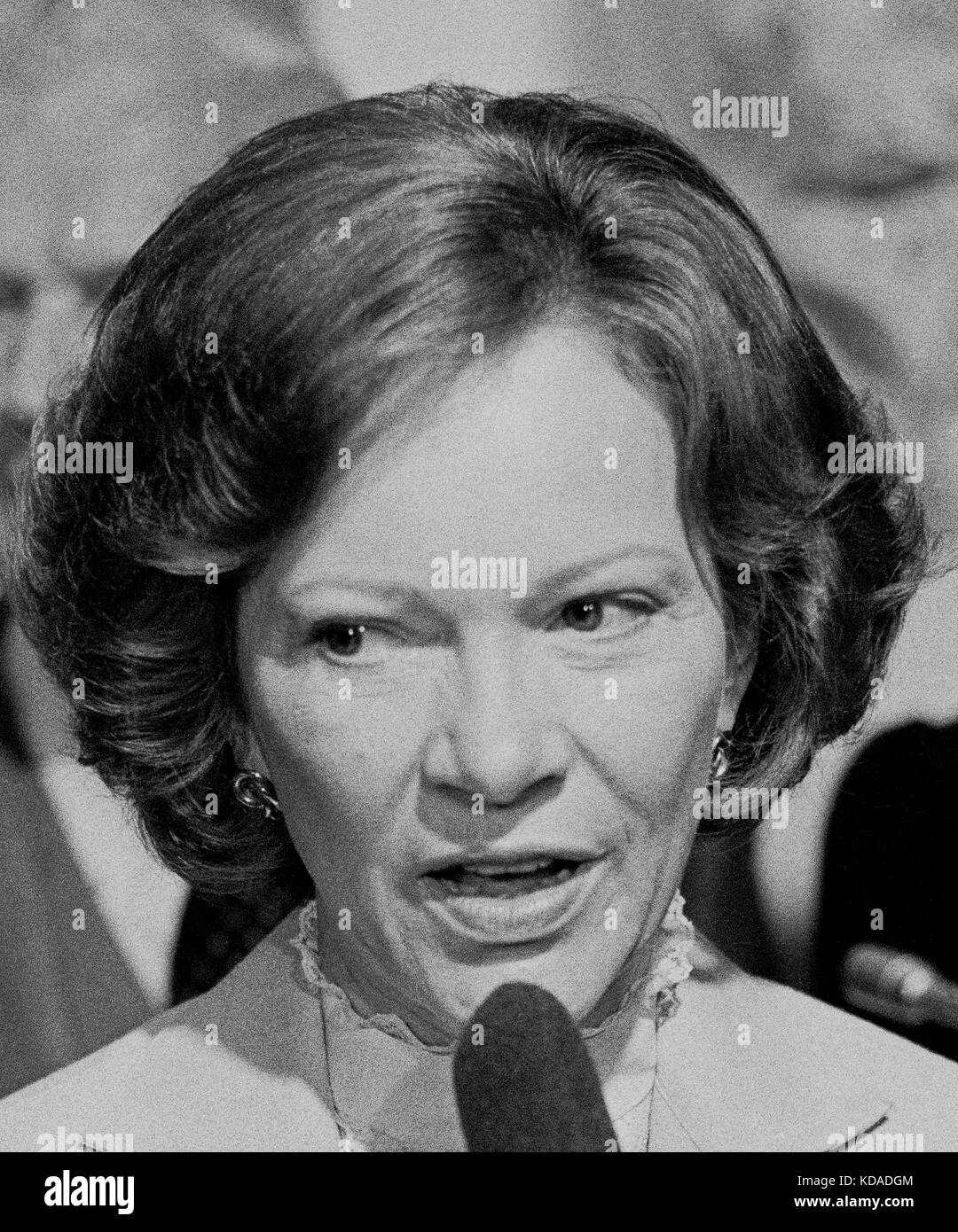 Rosalynn Carter, erste Dame, in San Francisco, Kalifornien Stockfoto