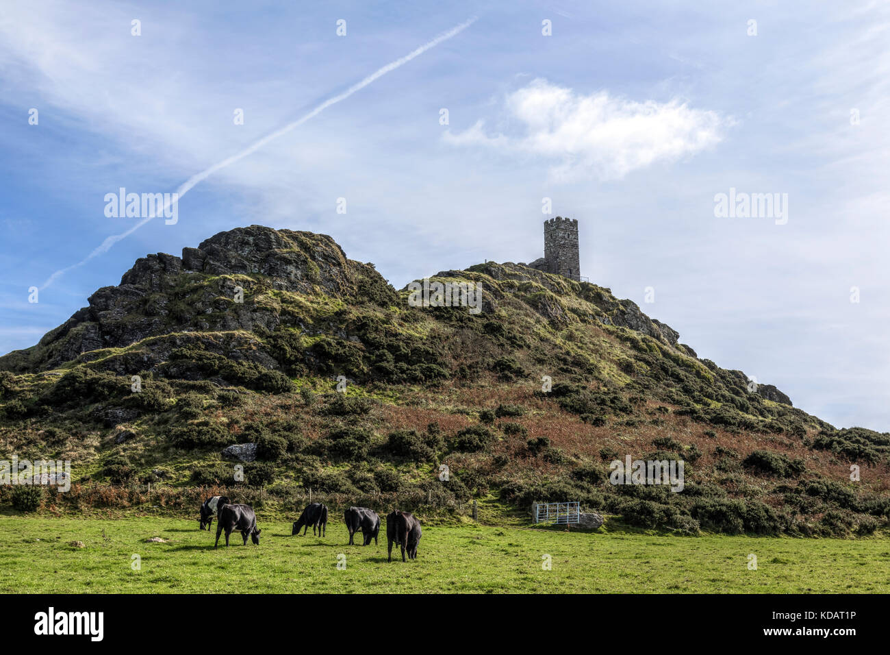 Brentor, Dartmoor, Devon, England, Vereinigtes Königreich Stockfoto