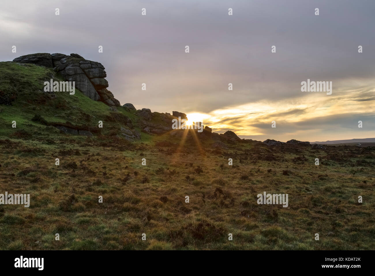 Saddle Tor, Dartmoor, Devon, England, Vereinigtes Königreich Stockfoto