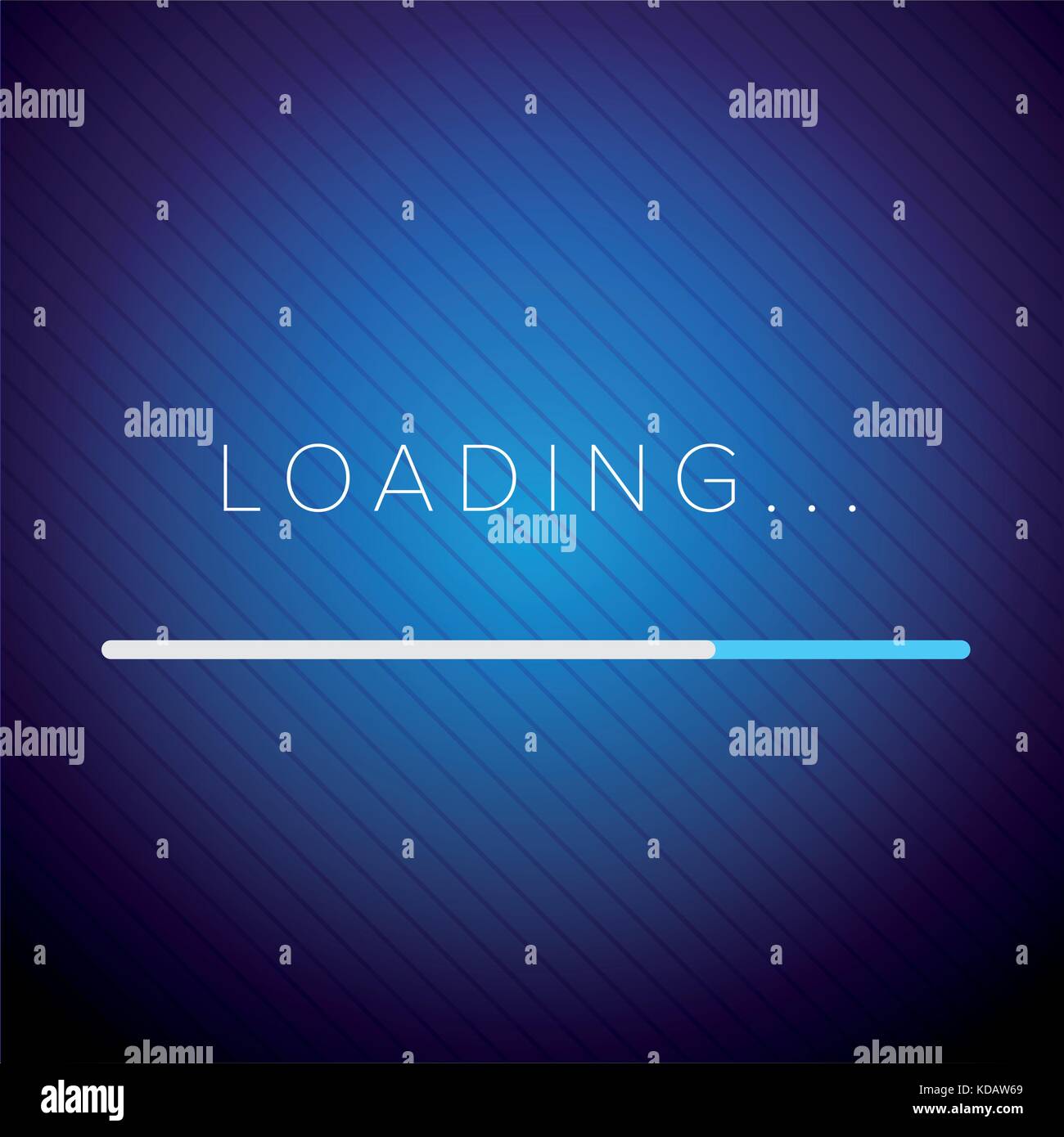 Laden der Fortschrittsleiste Stock Vektor