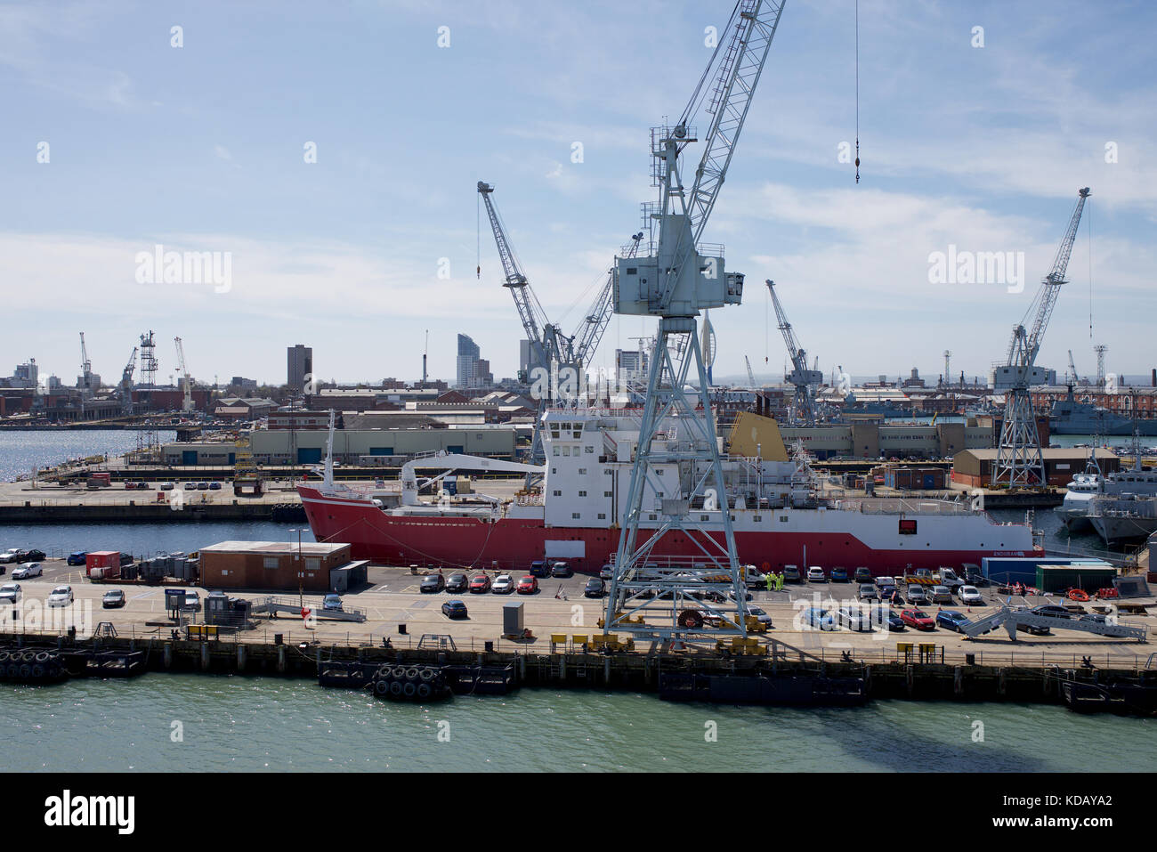 Hms Endurance (stillgelegt) in Portsmouth Dockyard in England Stockfoto