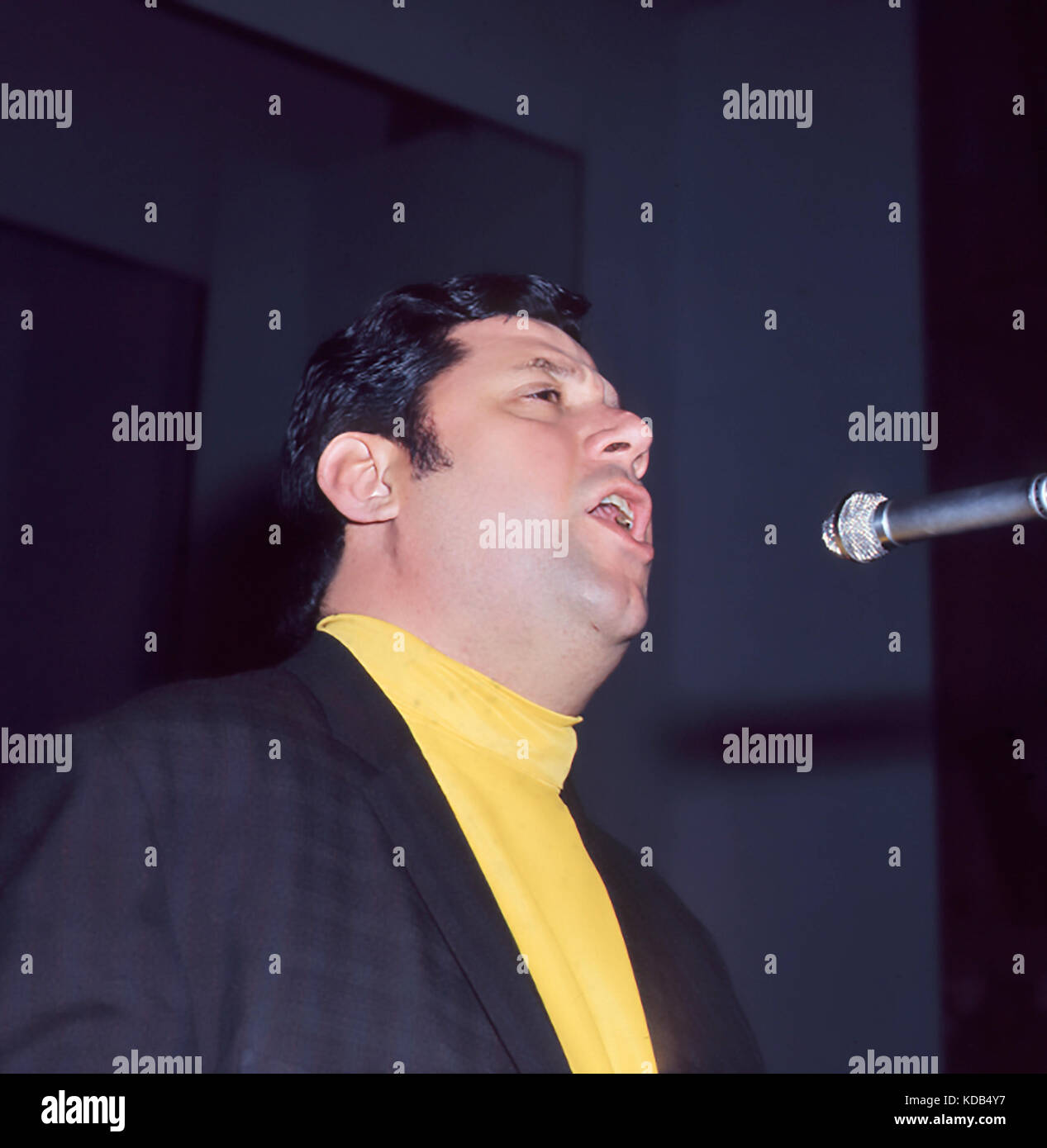 Solomon KING (1931-2005) amerikanischer Sänger, der den Großteil seines Lebens in Manchester, England, verbrachte, fotografierte 1965. Foto: Tony Gale Stockfoto