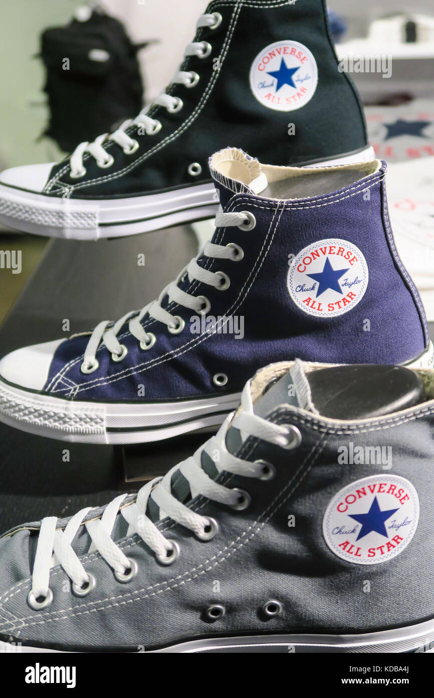 Converse store in Soho New York City usa Stockfotografie Alamy