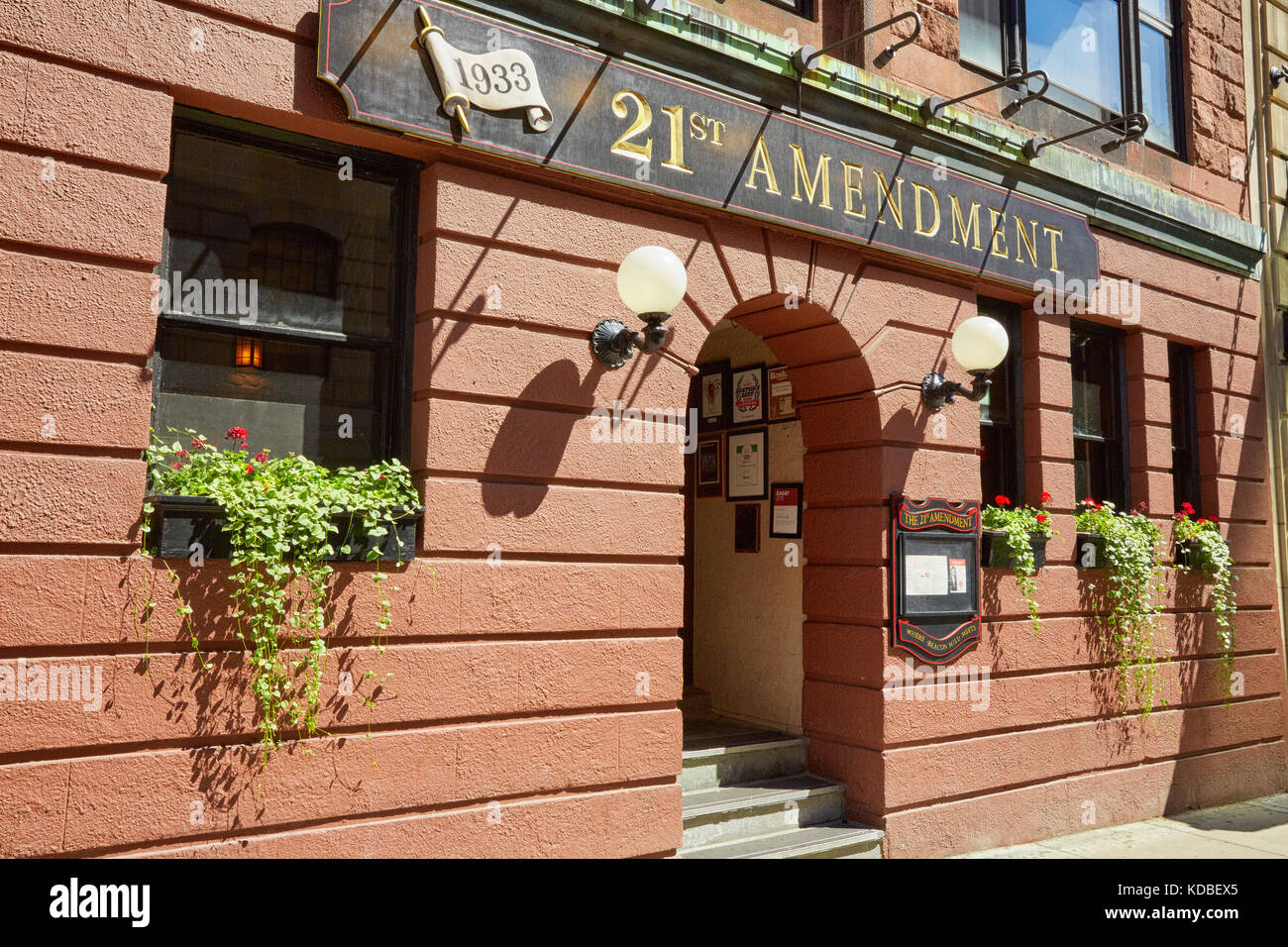 21. Änderung Restaurant, Bowdoin Street, Boston, Massachusetts, USA Stockfoto