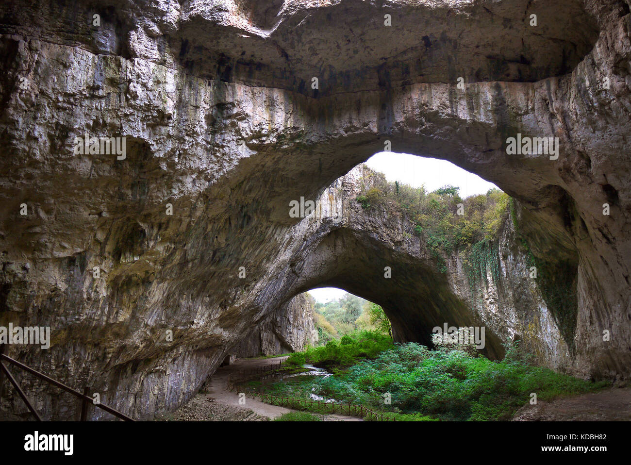 Devetashka Höhle, Bulgarien Stockfoto