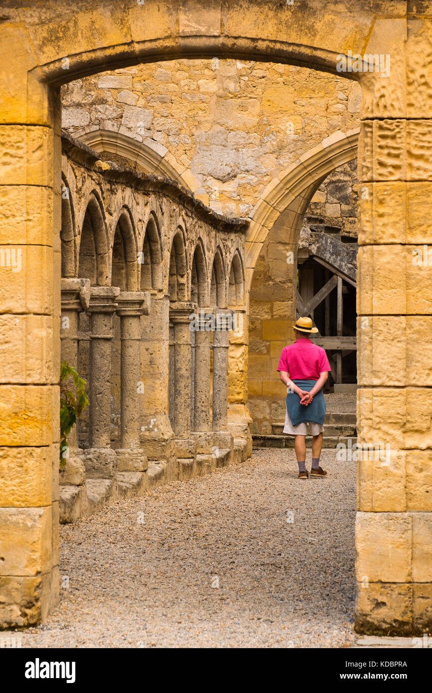 Cordeliers Kloster des Franziskanerklosters, XIV Jahrhundert, Saint-Emilion Bordeaux Weinregion. Aquitaine Region, Departement Gironde. Frankreich Europa Stockfoto
