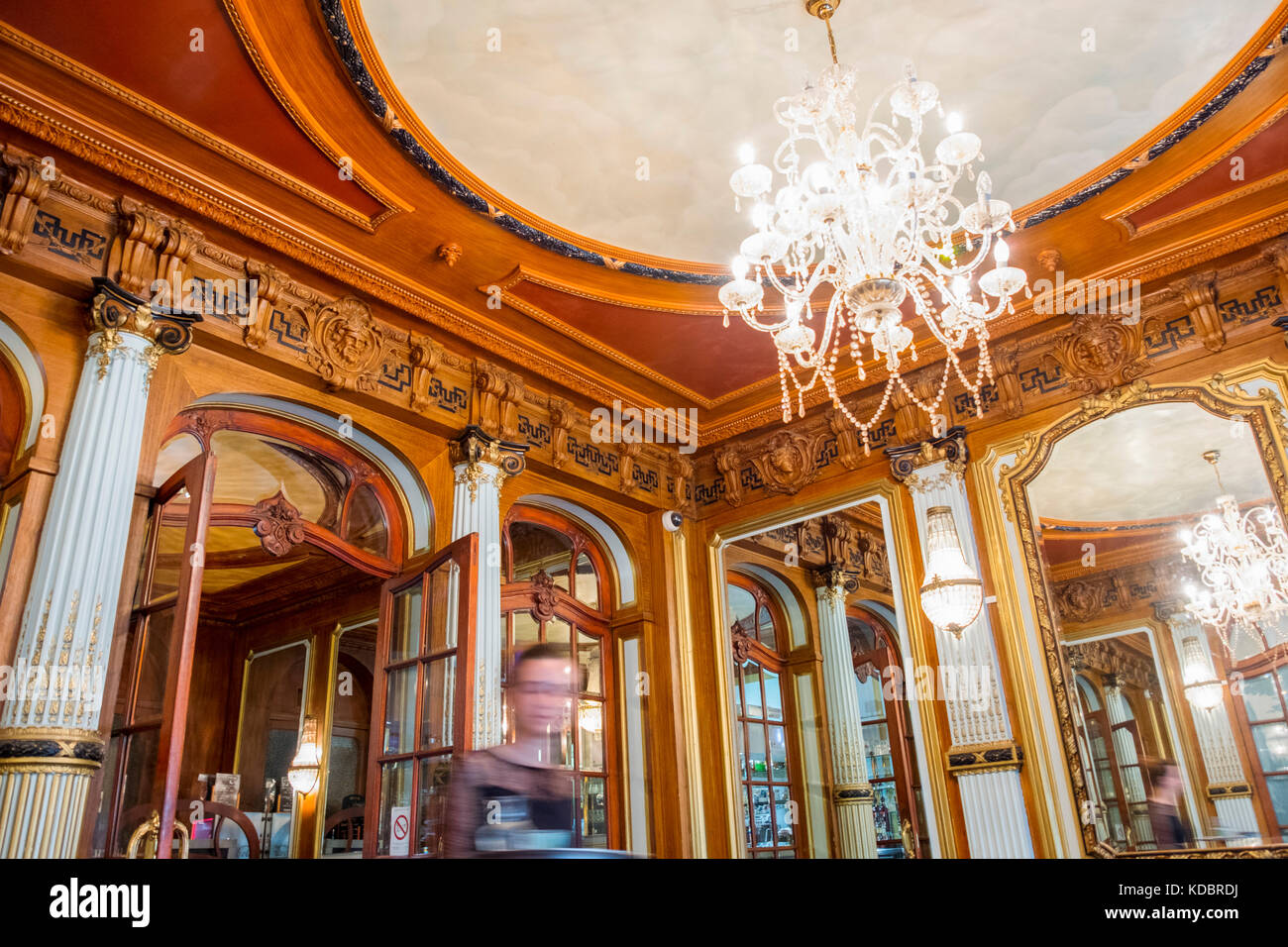 Napoleon III Café, Bordeaux. Aquitaine Region, Departement Gironde. Frankreich Europa Stockfoto