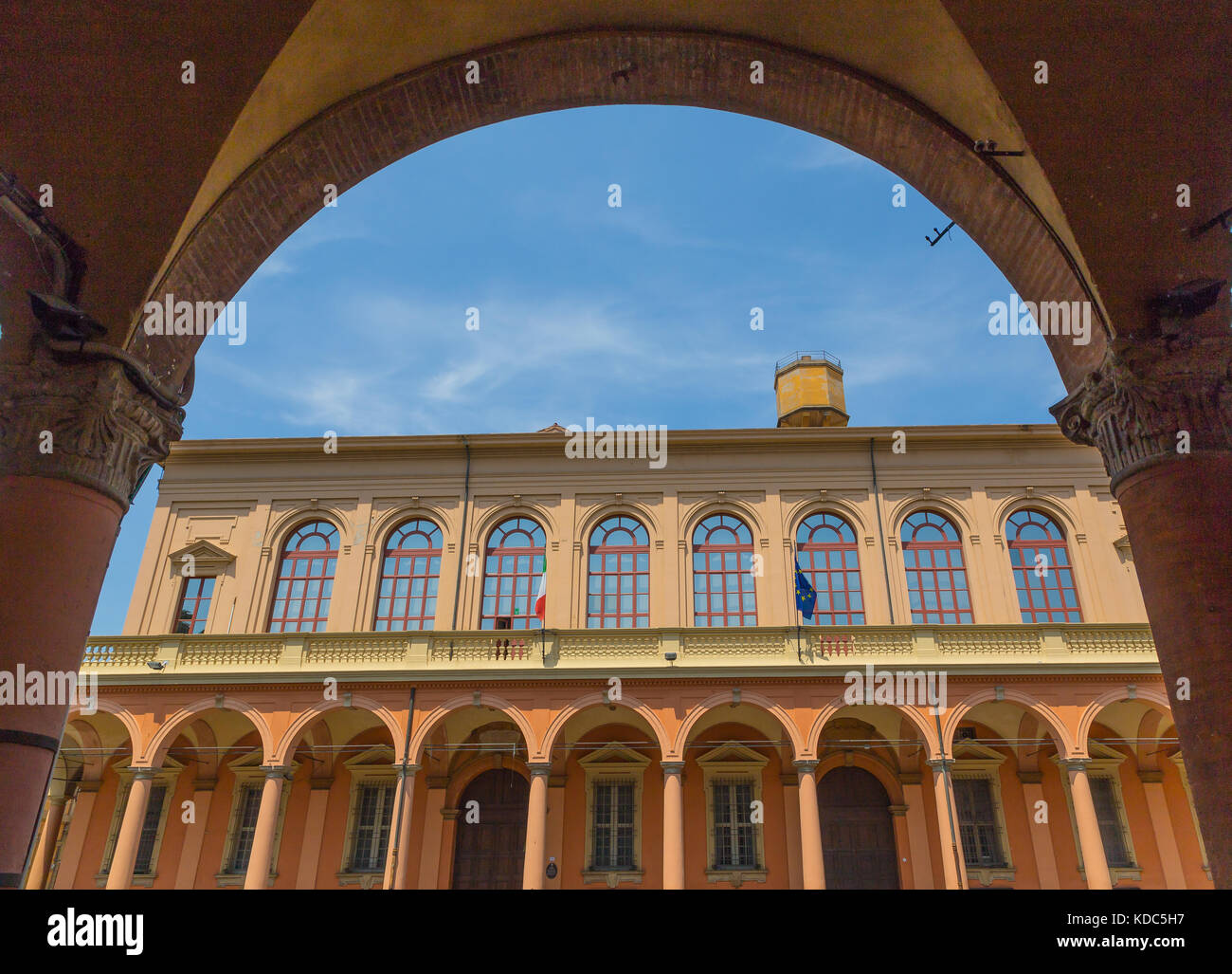 Oper von Bologna Emilia Romagna Italien. Stockfoto