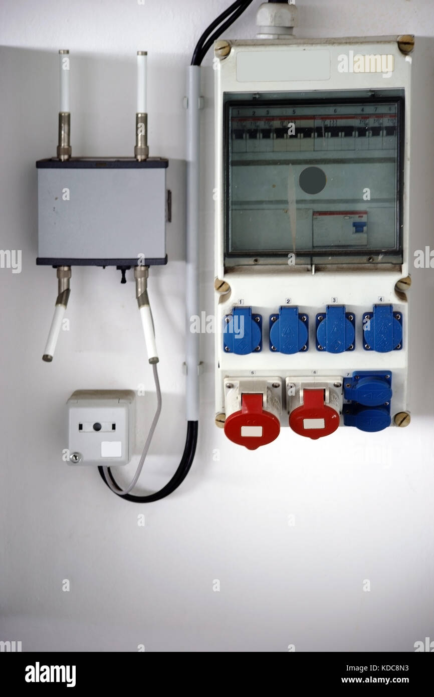 Electrics Fuse Box Stockfotos & Electrics Fuse Box Bilder