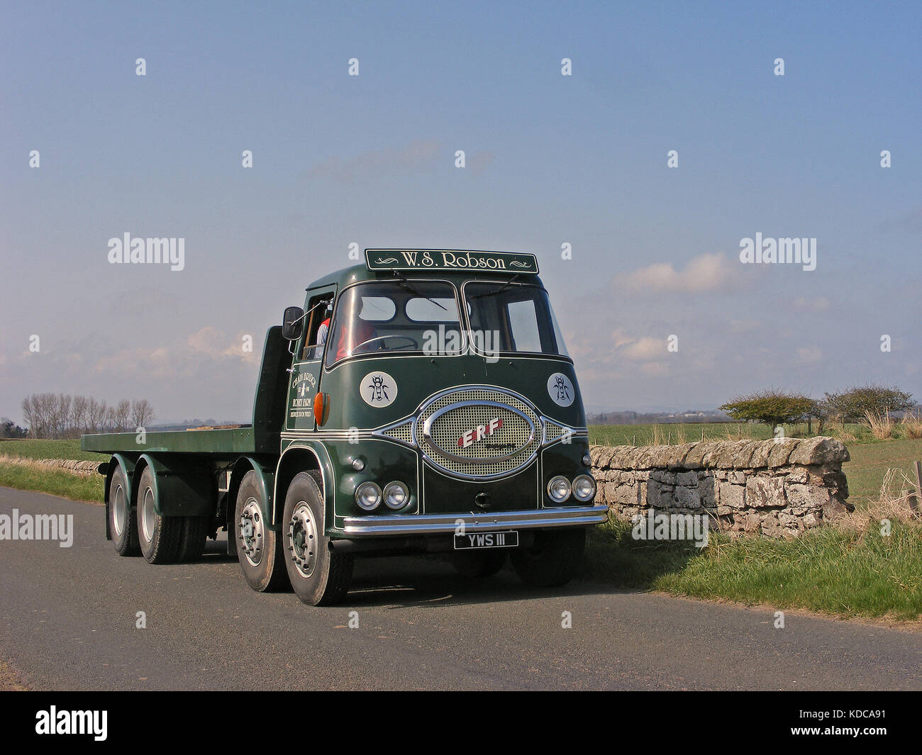 1960 EFF-kv 8 wheeler Lkw Stockfoto