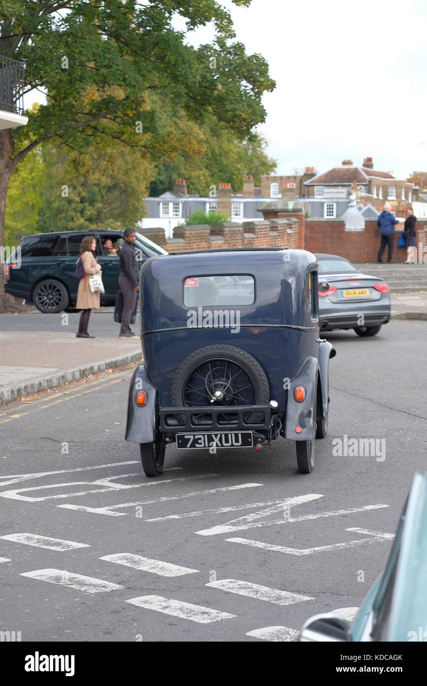 Oldtimer austen ein 7-box Limousine Stockfoto