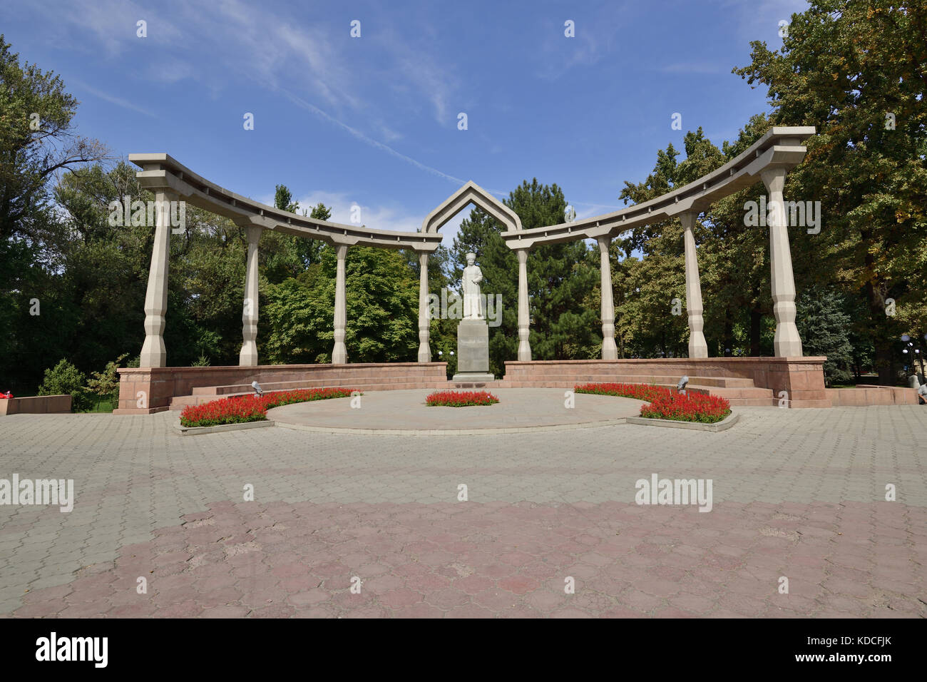 Denkmal - Bischkek, Kirgisistan, Zentralasien Stockfoto