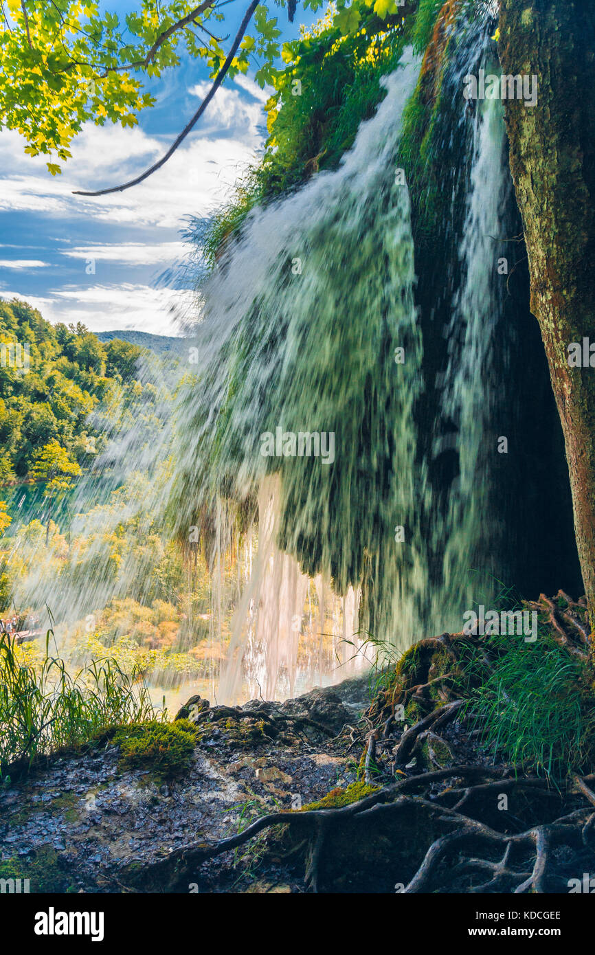 Plitvicer Seen, Nationalpark, Kroatien Stockfoto