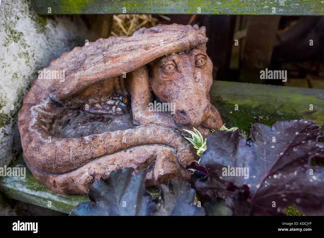 Garten Akzent Steveston Village Richmond British Columbia Kanada Stockfotografie Alamy