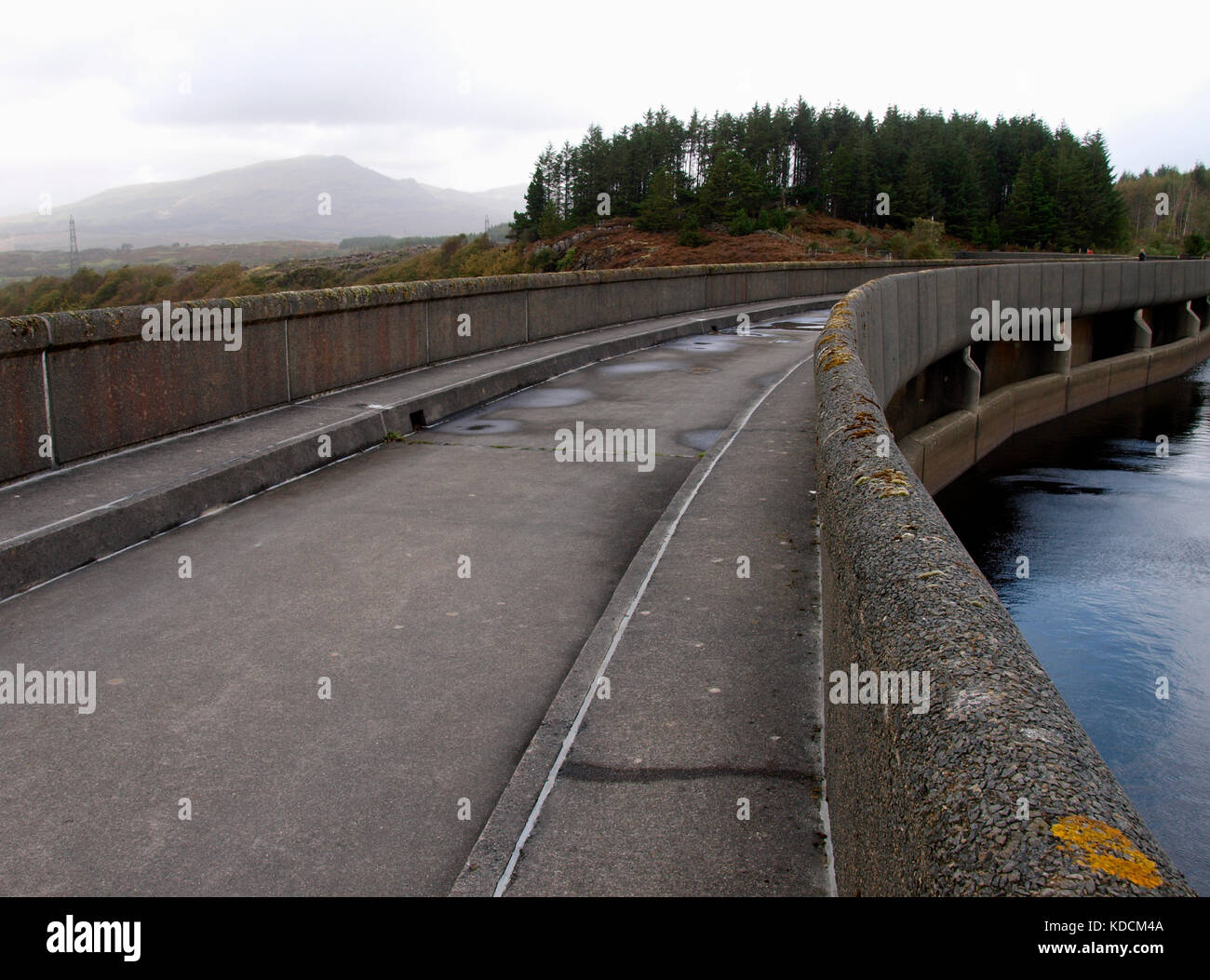 Llyn trawsfynydd Reservoir, Gwynedd, Snowdonia National Park, North Wales, UK Stockfoto